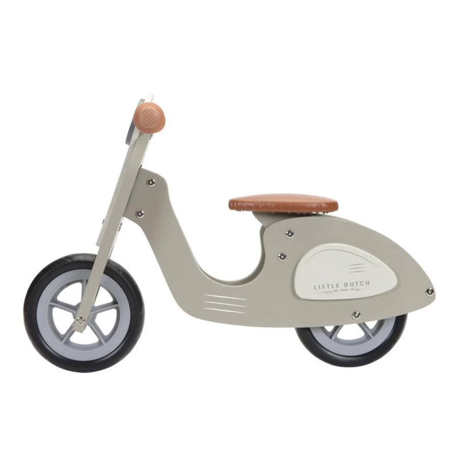 Little Dutch Wooden Scooter - Premium Handmade Toddler Ride-On Toy