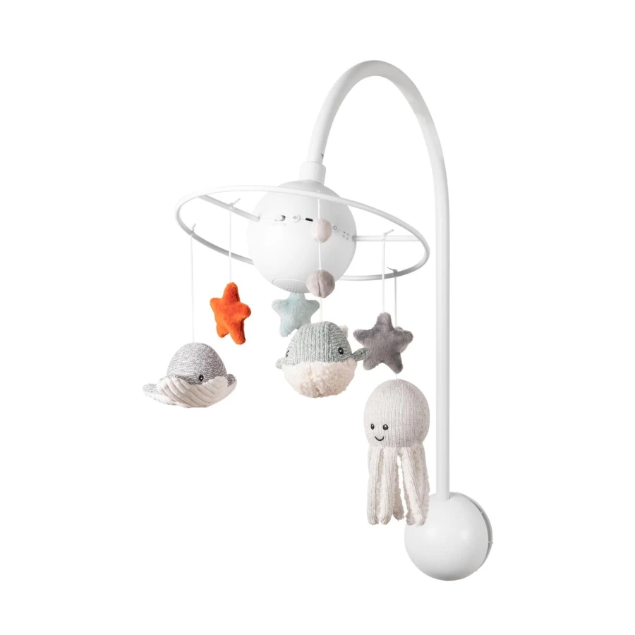 Flow Amsterdam Ocean Baby Mobile - Handmade Nursery Decor for Calming Infant Sleep