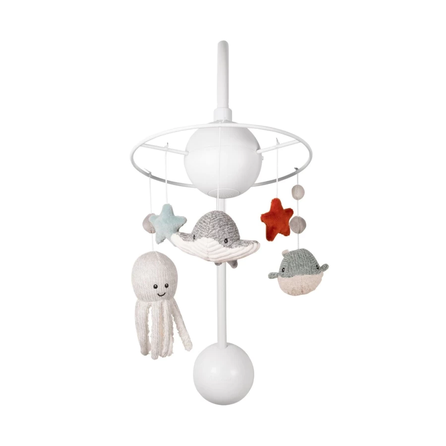 Flow Amsterdam Ocean Baby Mobile - Handmade Nursery Decor for Calming Infant Sleep