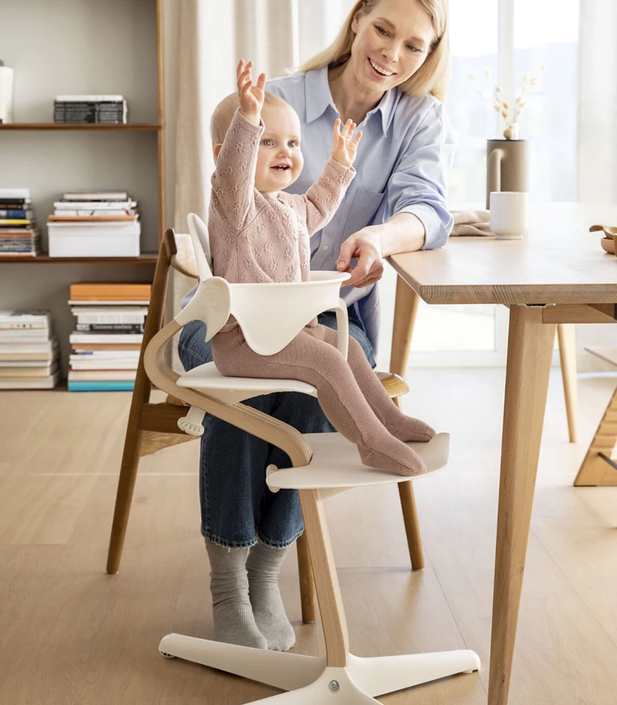 Stokke Nomi Baby Set - Premium White High Chair for Modern Nurseries