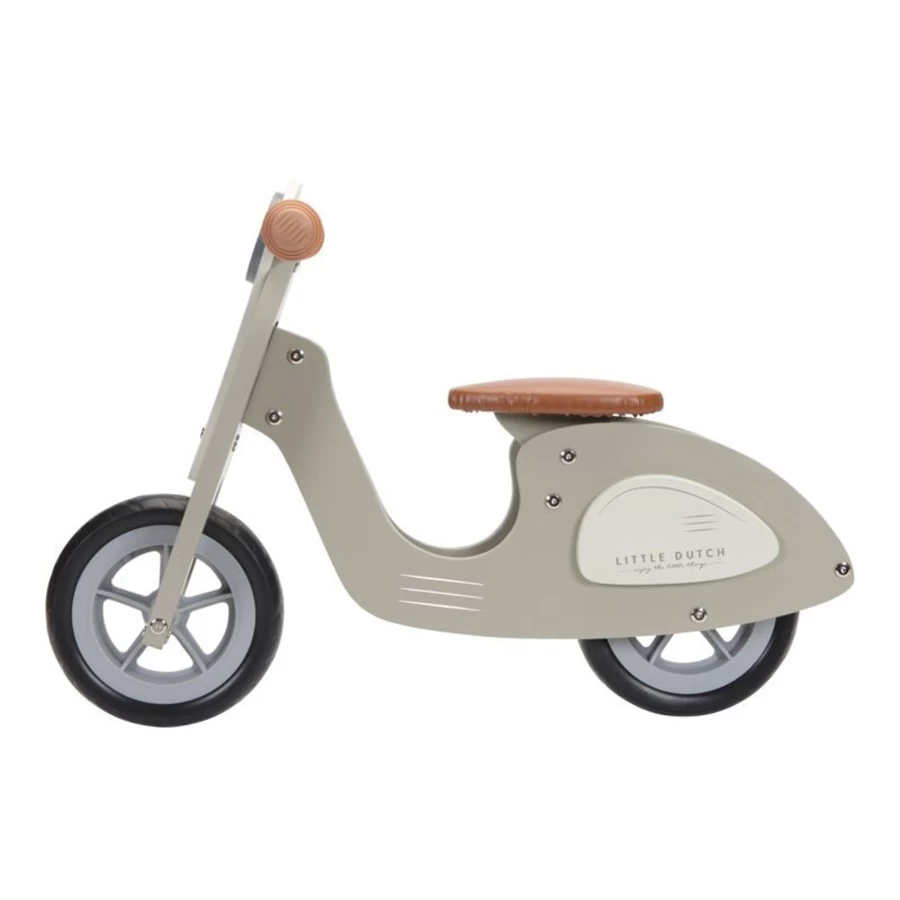 Little Dutch Wooden Scooter - Premium Kids Ride-On Toy - Eco-Friendly & Durable Design