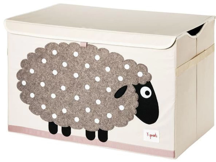 3Sprouts Toy Storage Chest - Animal-Themed Kids' Organizer for Toys & Nursery Decor