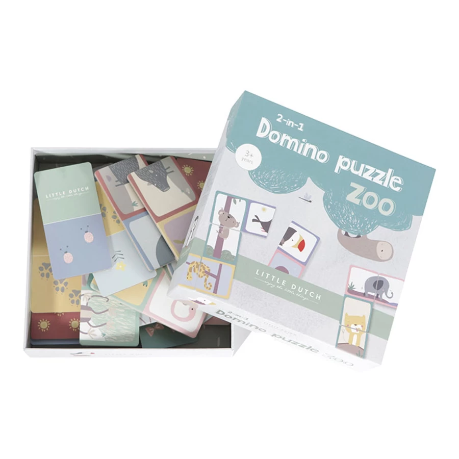 Little Dutch Domino Puzzle - Wooden Educational Toy for Kids