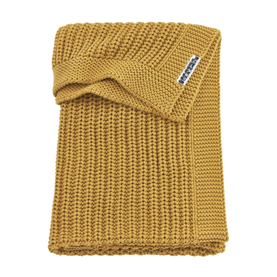 Meyco Herringbone Blanket 75x100 cm Soft Warm Plaid Throw for Cozy Comfort
