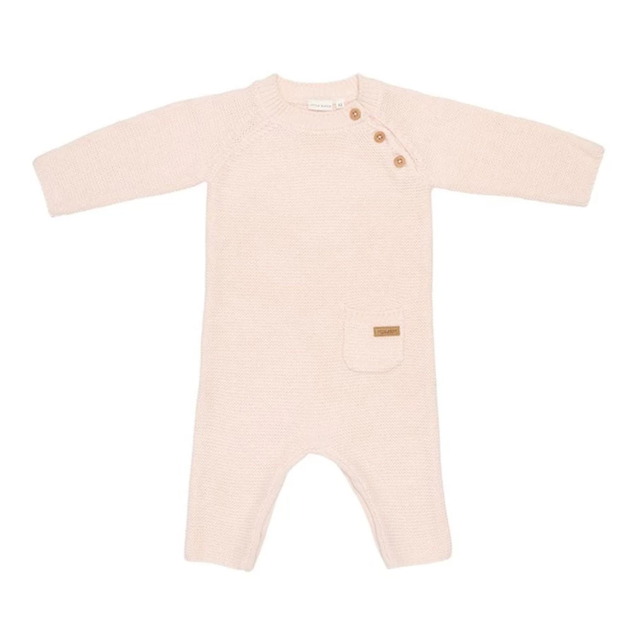 Little Dutch Knitted One-Piece Suit for Child - Size 50/56, Baby Jumpsuit, Unisex Romper