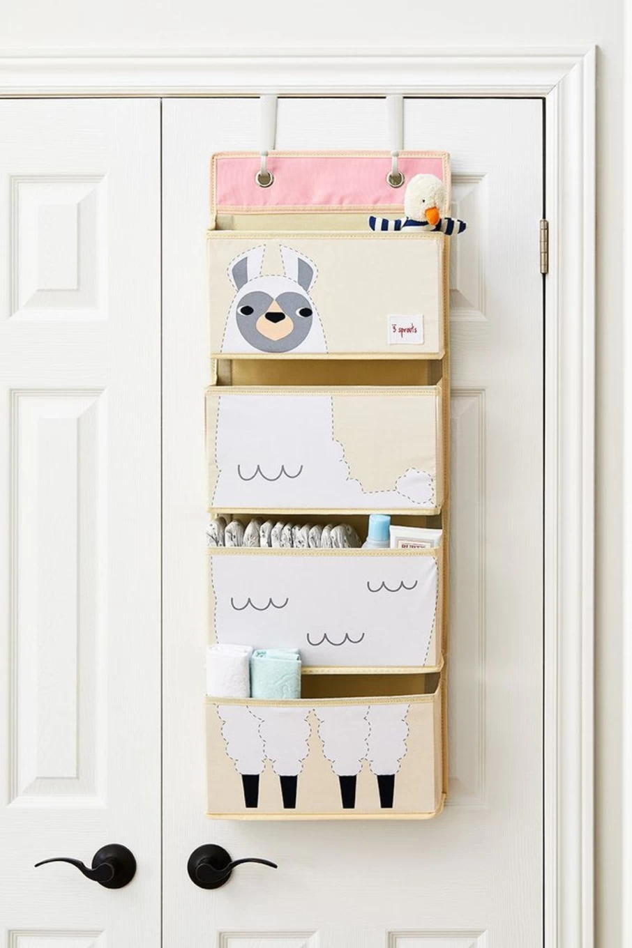 3Sprout Wall Organizer - Stylish Hanging Wall Pocket Storage for Home & Office Organization