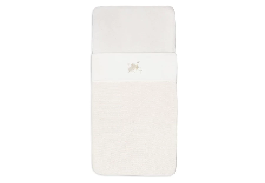 Jollein Dreamy Mouse Flat Sheet - 75x100cm Soft Bedding for Kids & Adults