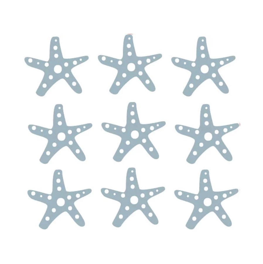 "LM Baby Art Sea Star Wall Decals - Removable Ocean Themed Stickers for Kids Room Decor"