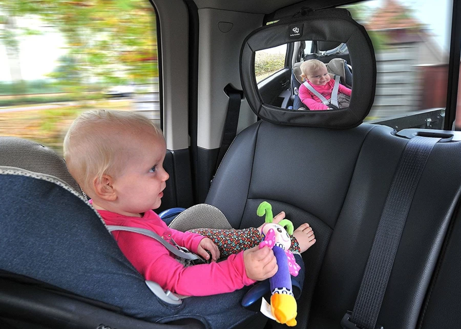 A3 Baby & Kids Car Mirror - Safe Adjustable Backseat Baby View Mirror for Cars
