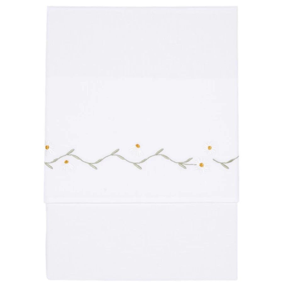 Little Dutch Embroidered Flat Sheet – Premium Quality Bed Linen