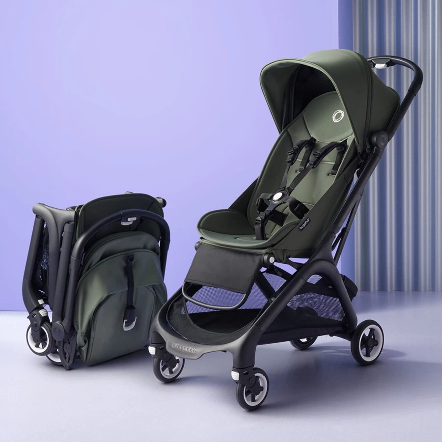 Bugaboo Butterfly Complete Lightweight Travel Stroller – Compact Fold, Easy Carry, Premium Baby Stroller for On-the-Go Families