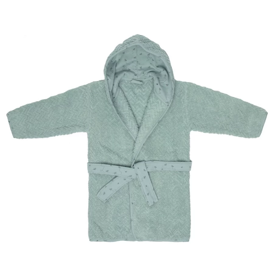 Bébéjou Baby Bathrobe for Infants 86/92 - Soft Hooded Towel Robe for Newborns and Toddlers