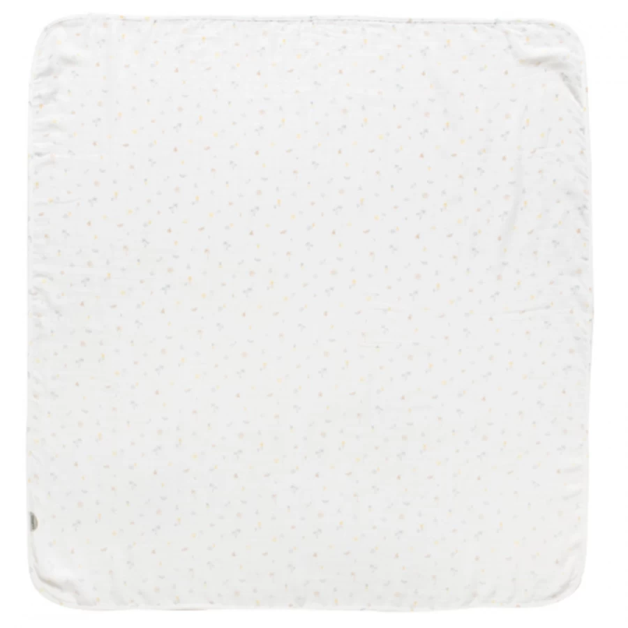 Luma Swaddle 110x110cm Tropical Island Baby Wrap - Soft, Breathable Muslin Blanket for Newborns
