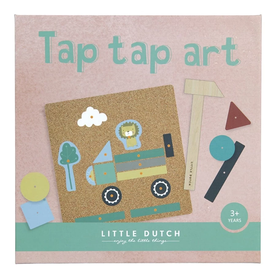 Little Dutch Wooden Tap Hammer - Premium Kids Toy for Early Learning & Development