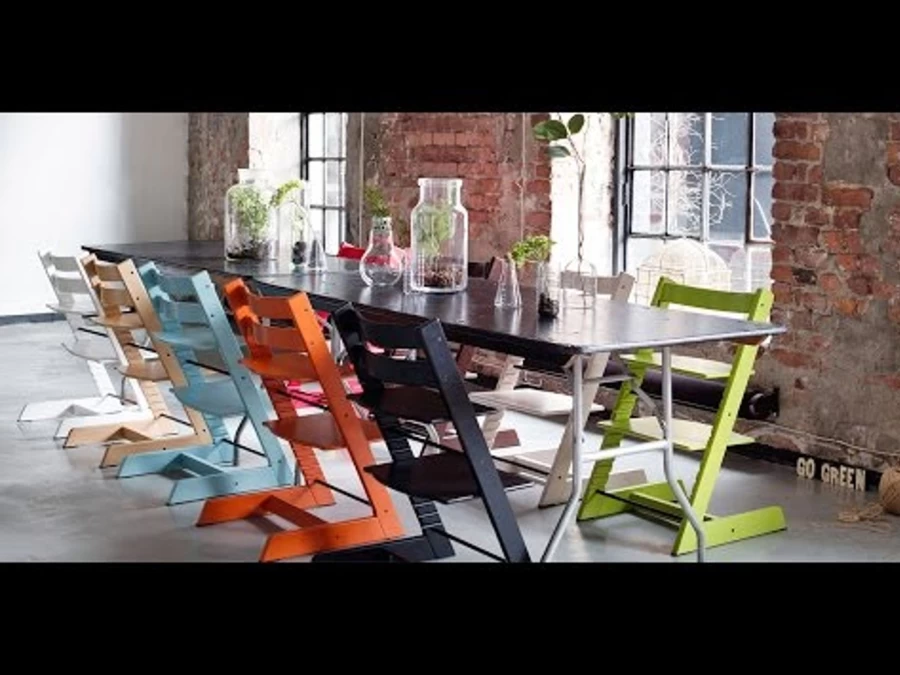 Stokke Tripp Trapp High Chair - Adjustable, Ergonomic Baby & Toddler Wooden Chair for Growing Kids