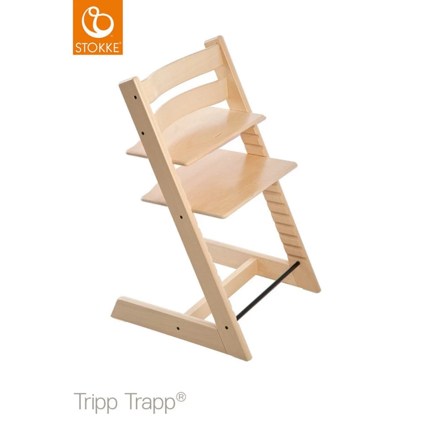 Stokke Tripp Trapp High Chair - Adjustable, Ergonomic Baby & Toddler Wooden Chair for Growing Kids