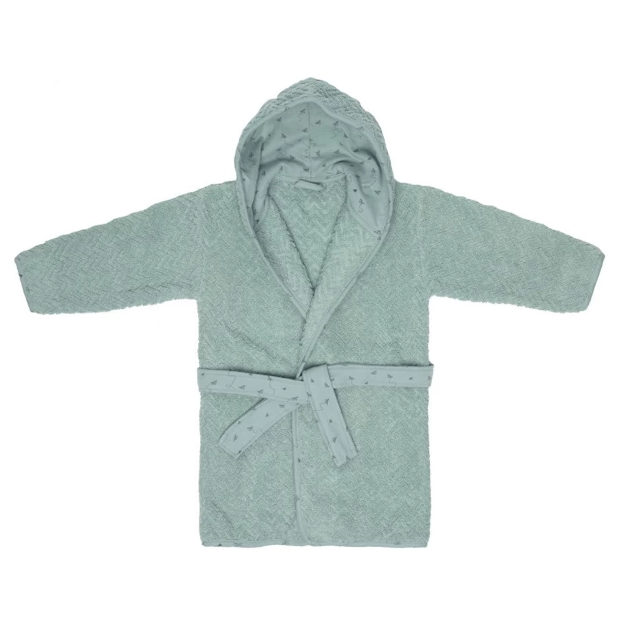 Bébéjou Baby Bathrobe for Infants 86/92 - Soft Hooded Towel Robe for Newborns and Toddlers