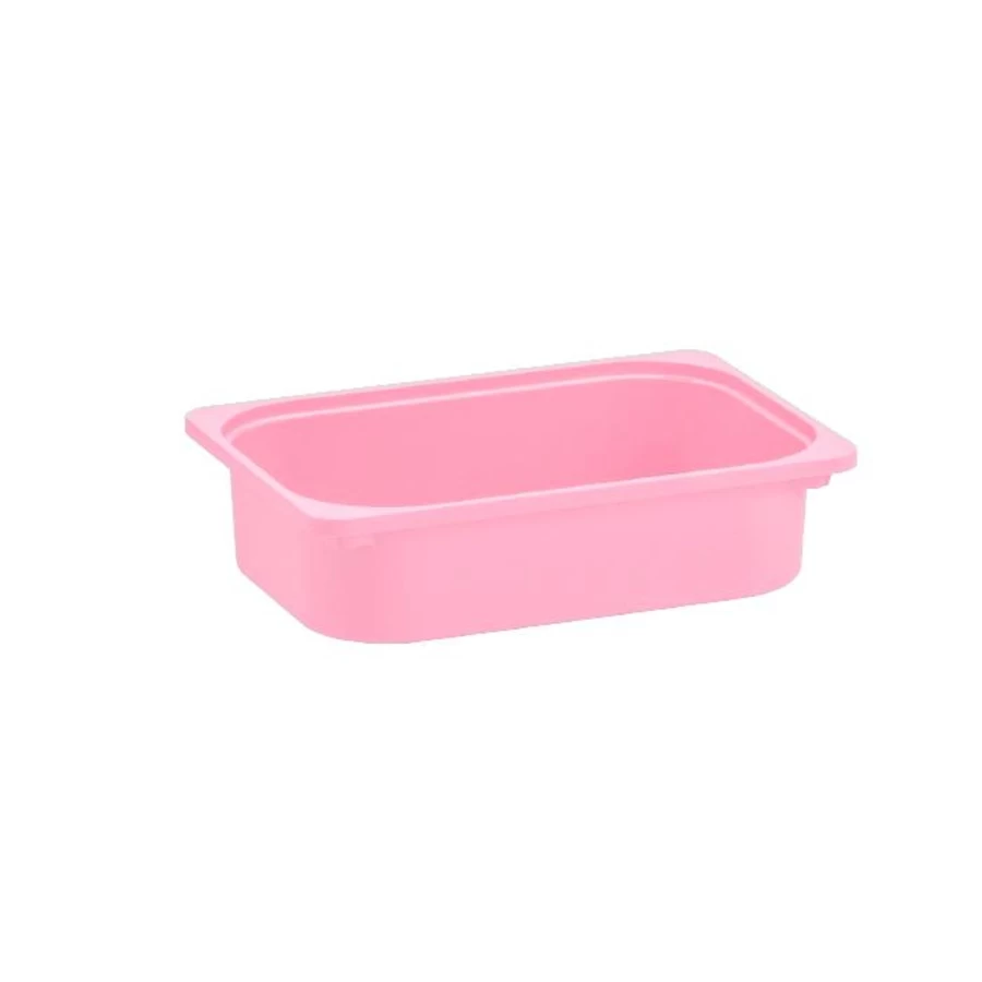 IKEA Trofast Storage Boxes for FLISAT Table – 42x30x10 cm Kids Toy Organizer, Durable Plastic Bins for Playroom Storage