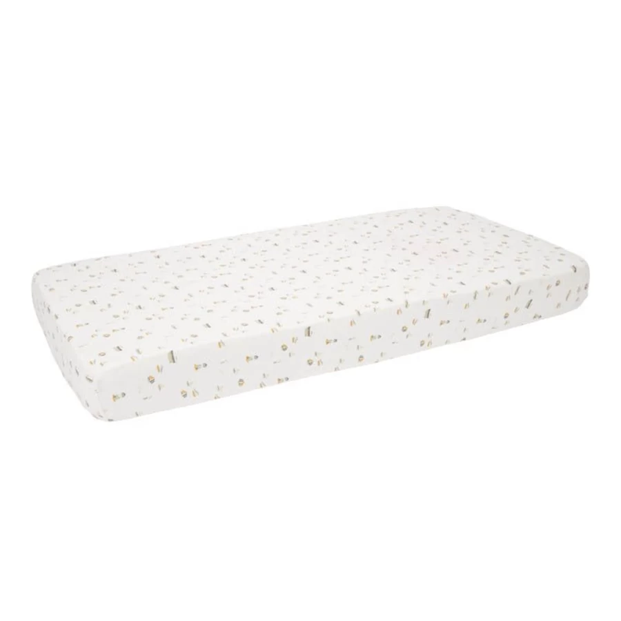 Little Dutch Fitted Cot Bed Sheet 140x70 cm - Premium Baby Nursery Bedding