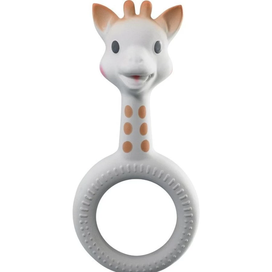 Sophie La Giraffe So'Pure Teething Ring for Babies - BPA-Free Natural Rubber Infant Teether Toy