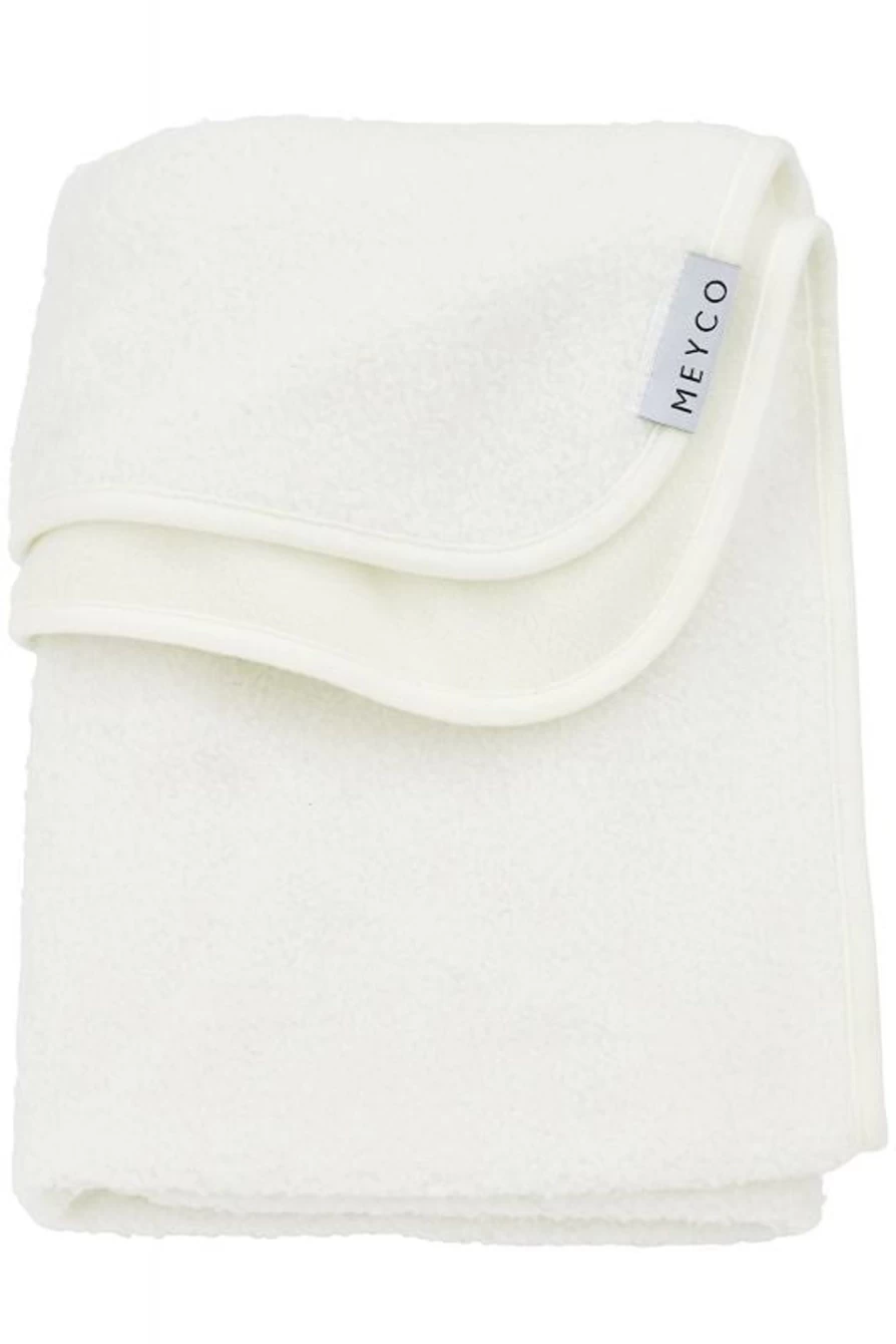 Meyco Boucle Travel Blanket - Soft & Lightweight for Airplane, Car, and Home Use