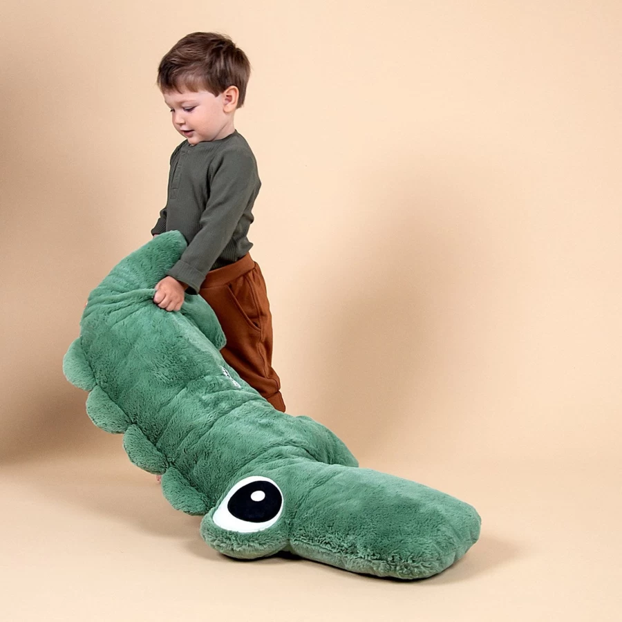 Done by Deer Big 1 Croco Meter Plush Cuddle Friend - Soft Stuffed Animal Toy for Kids