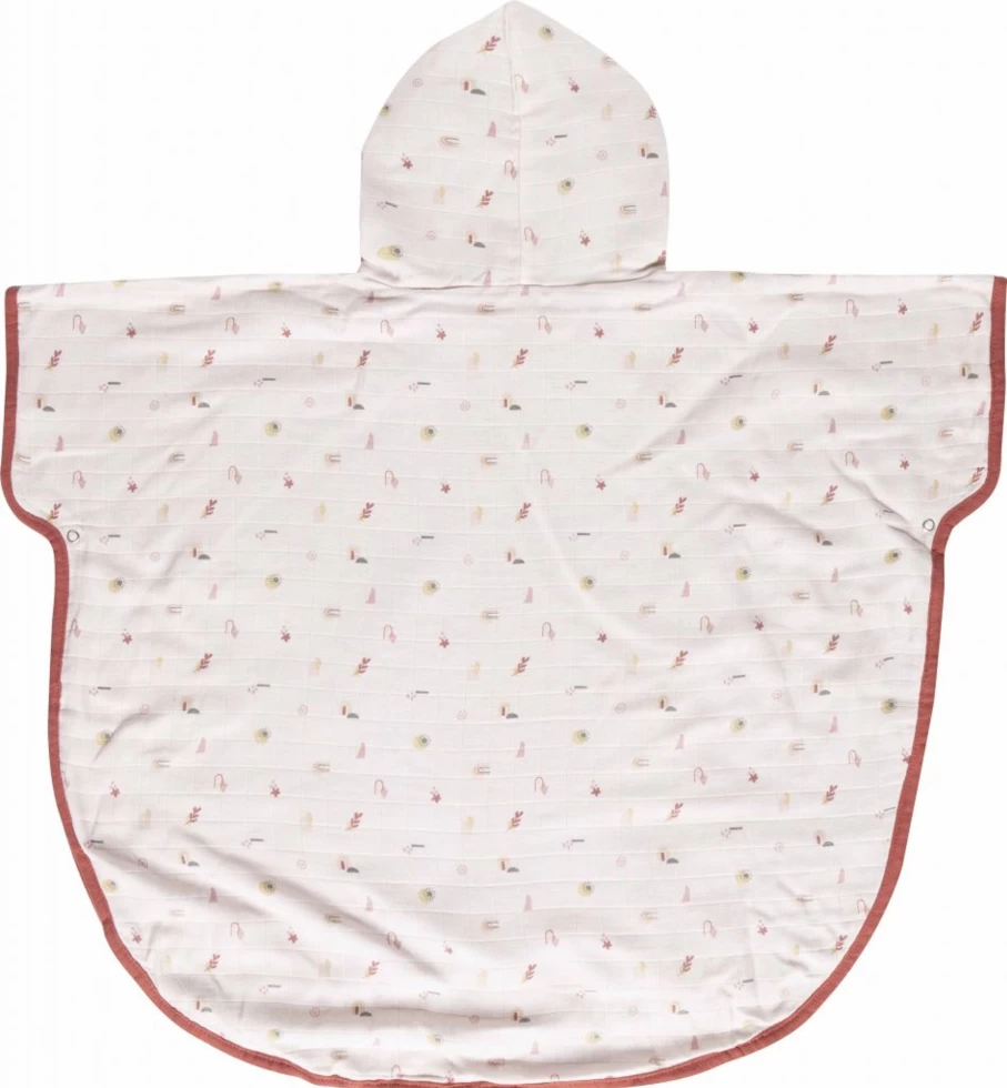 Luma Soft & Breathable Muslin Poncho – Lightweight Travel Cover-Up for Women & Men