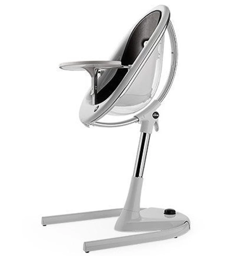 Mima Moon Modern High Chair for Babies - Sleek White Design for Stylish Nurseries