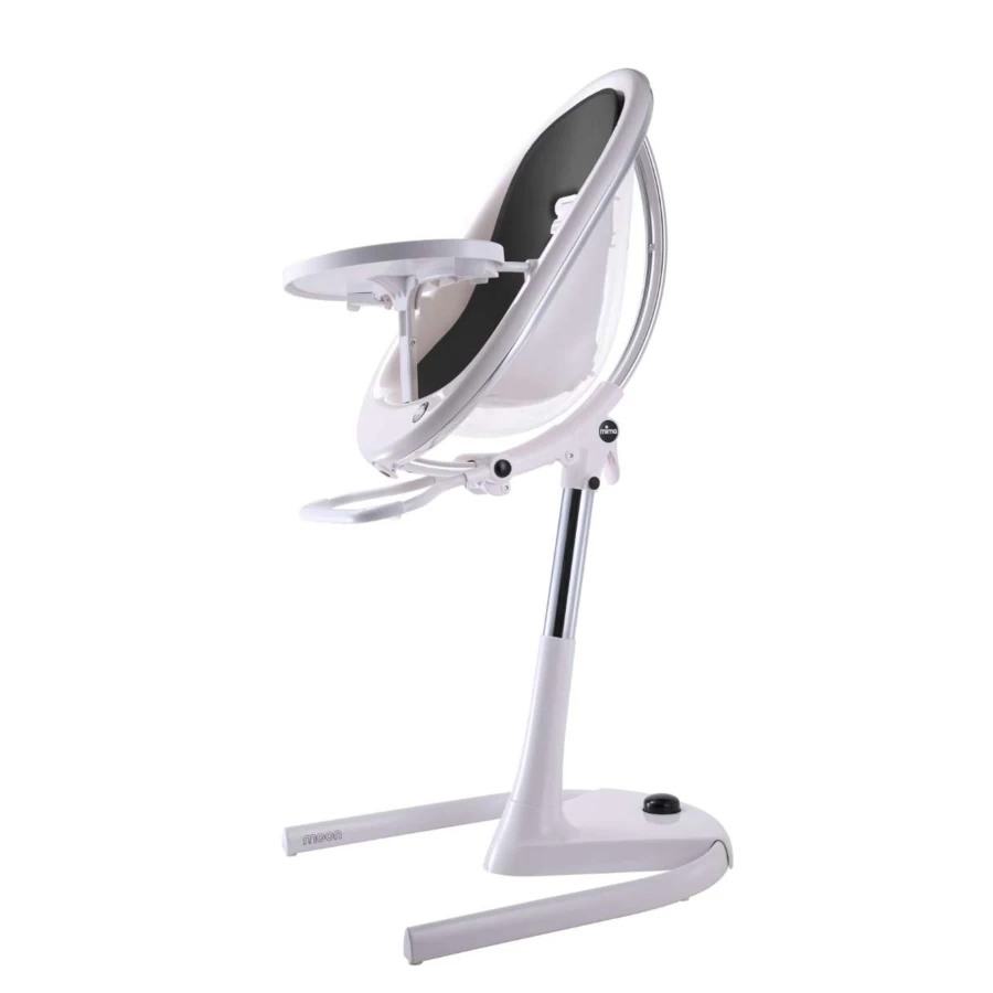 Mima Moon Modern High Chair for Babies - Sleek White Design for Stylish Nurseries