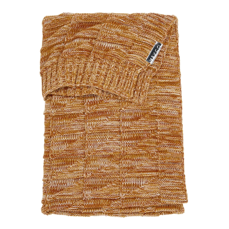 Meyco Mixed Blanket Block 75" x 100" - Premium Quality Comfort & Style