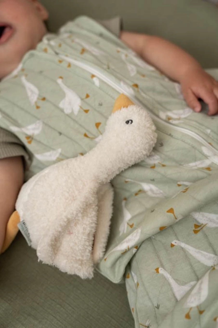 Little Dutch Cotton Summer Sleeping Bag 70cm - Little Goose Design for Babies & Toddlers