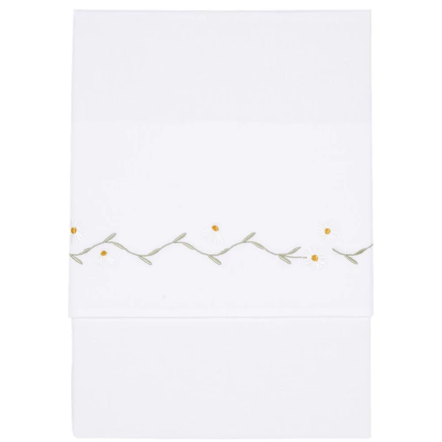 Little Dutch Embroidered Flat Sheet – Premium Quality Linen for Kids Bedding