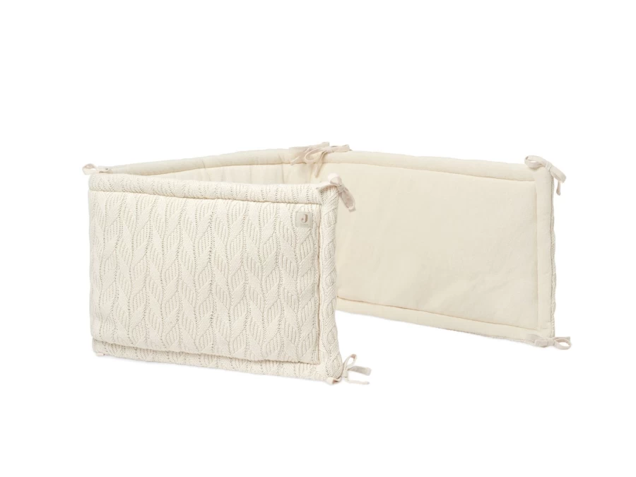 Jollein Baby Cot Bumper - Soft Knit Crib Bumper 35x180 cm for Safe and Comfortable Nursery