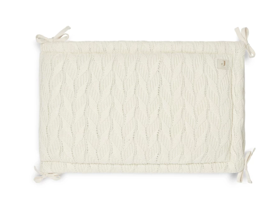 Jollein Baby Cot Bumper - Soft Knit Crib Bumper 35x180 cm for Safe and Comfortable Nursery