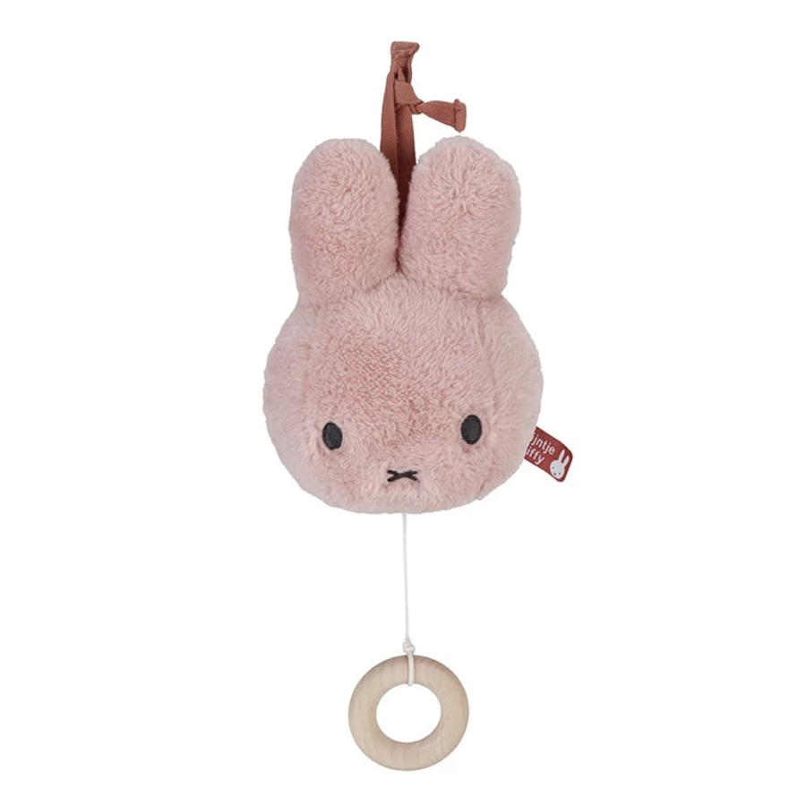 Little Dutch Miffy Musical Box - Fluffy Plush Toy with Music Box for Babies & Kids