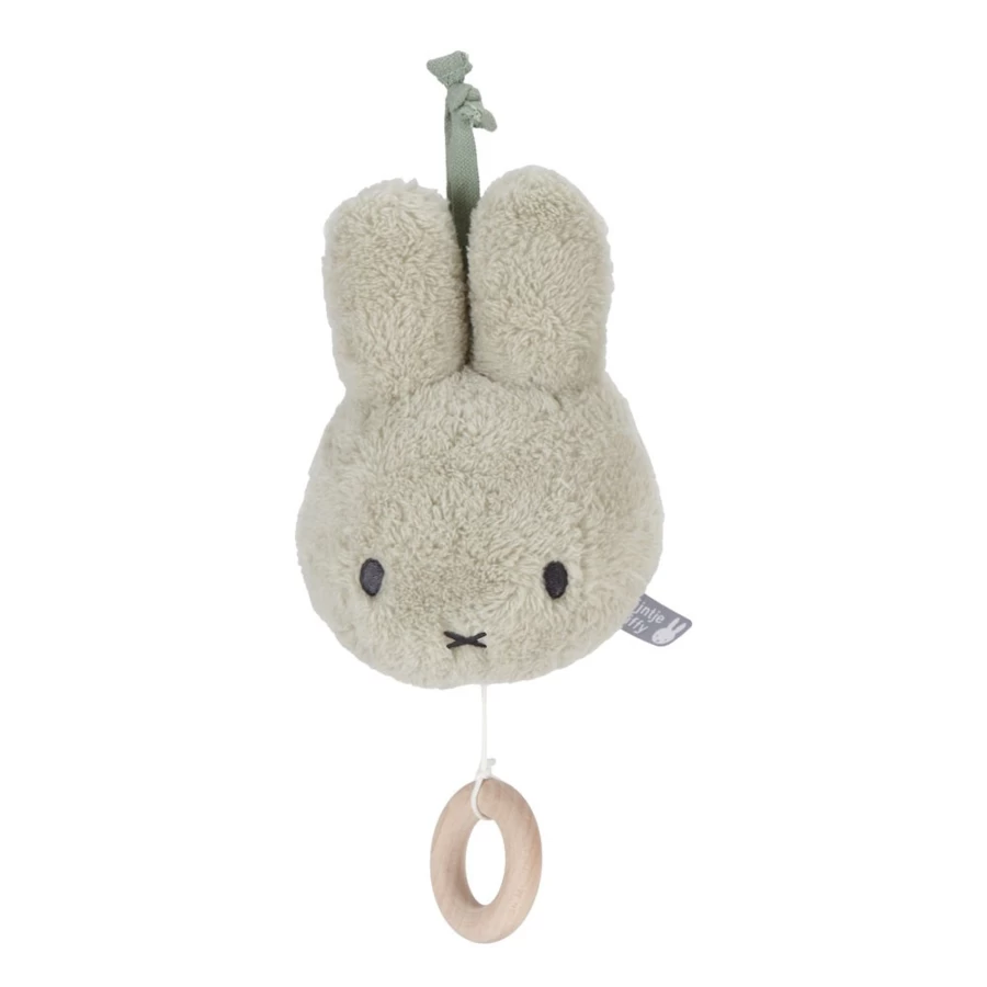 Little Dutch Miffy Musical Box - Fluffy Plush Toy with Music Box for Babies & Kids