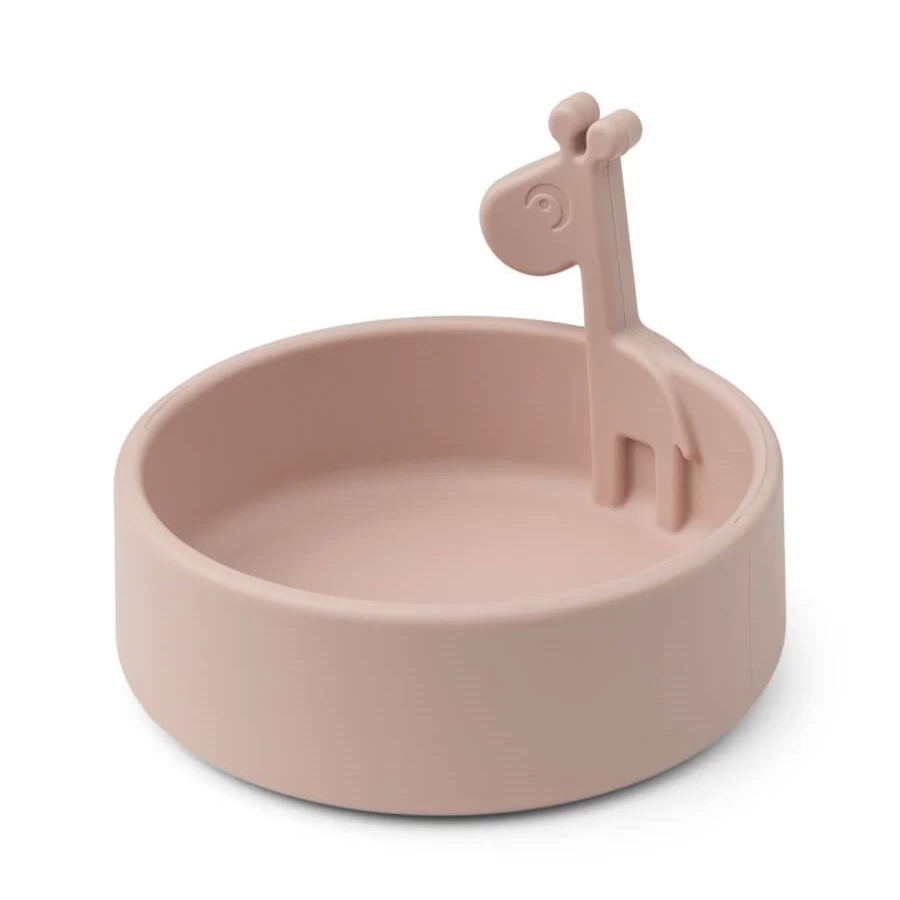 Done by Deer Peekaboo Bowl Raffi - Interactive Baby Feeding Bowl with Lid
