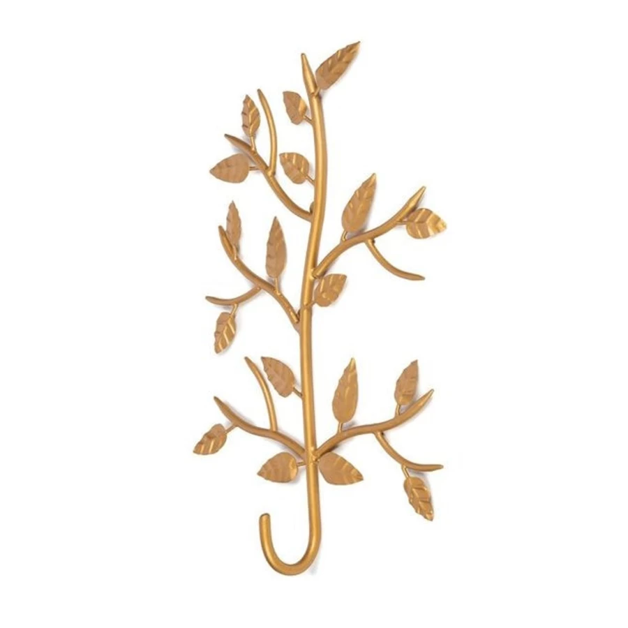 Kids Depot Gold Flower Wall Hooks - Decorative Britte Hooks for Home Organization