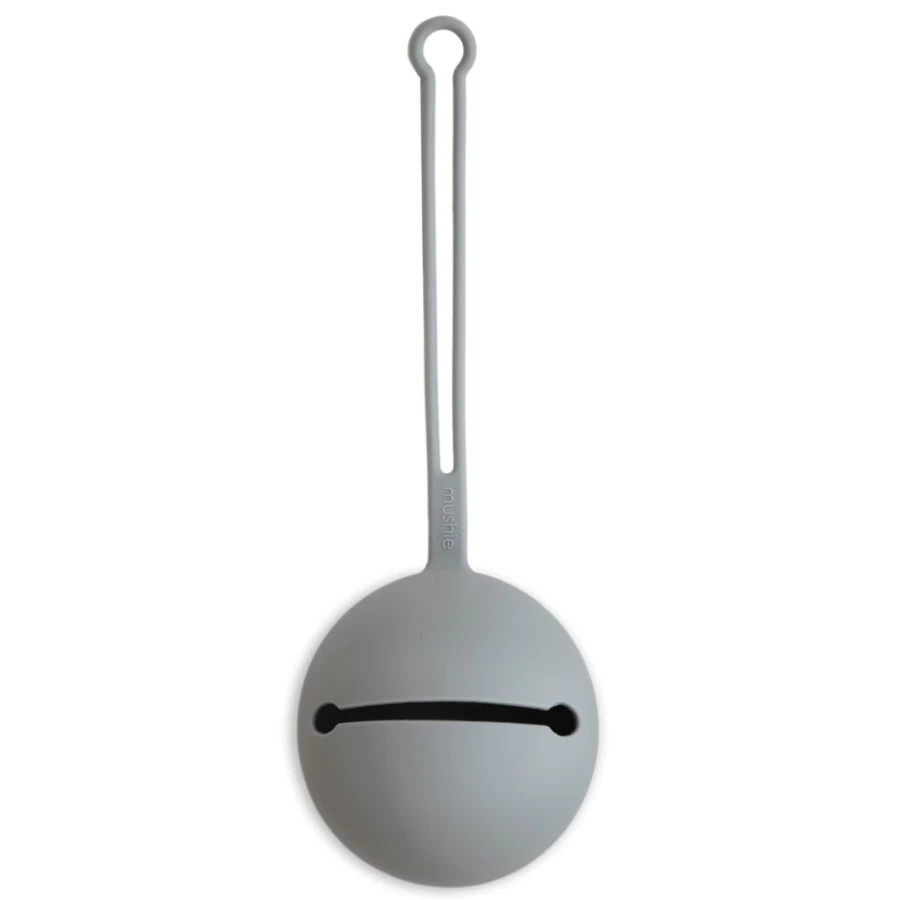 Mushie Silicone Pacifier Holder Case - BPA-Free, Stylish & Durable Baby Essentials for On-the-Go