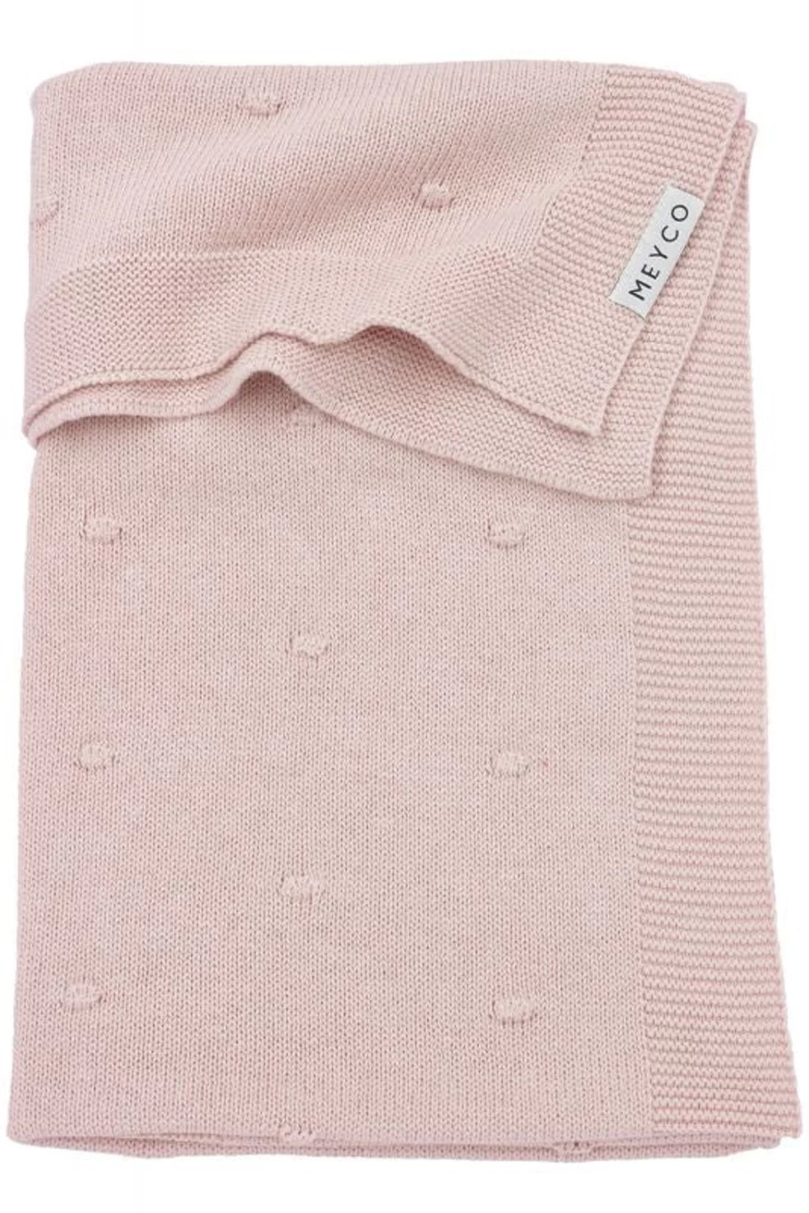 Meyco Mini Knot Fleece Blanket 100x150 cm Soft Cozy Throw for Bed Couch