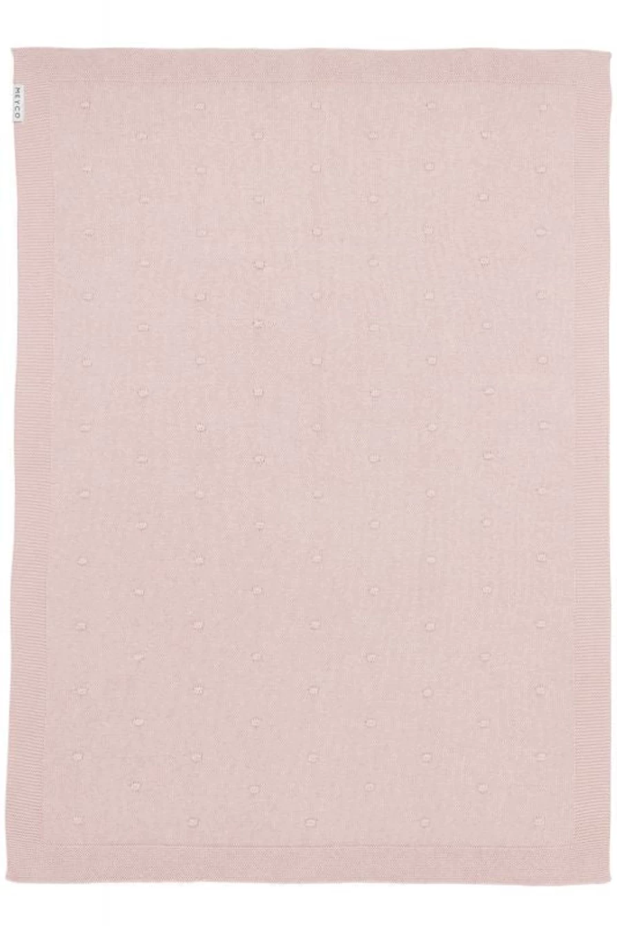 Meyco Mini Knot Fleece Blanket 100x150 cm Soft Cozy Throw for Bed Couch