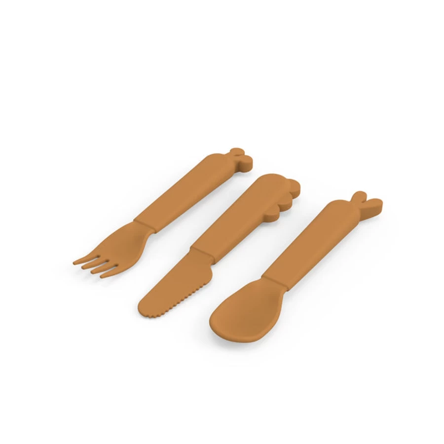 Done by Deer Kiddish Cutlery Set - Adorable Deer Friends Design for Kids