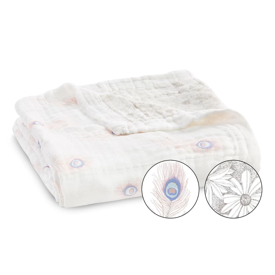Aden & Anais Silky Soft Dream Blanket - Luxurious Baby & Toddler Swaddle Blanket for Nursery, Travel, and Gifts