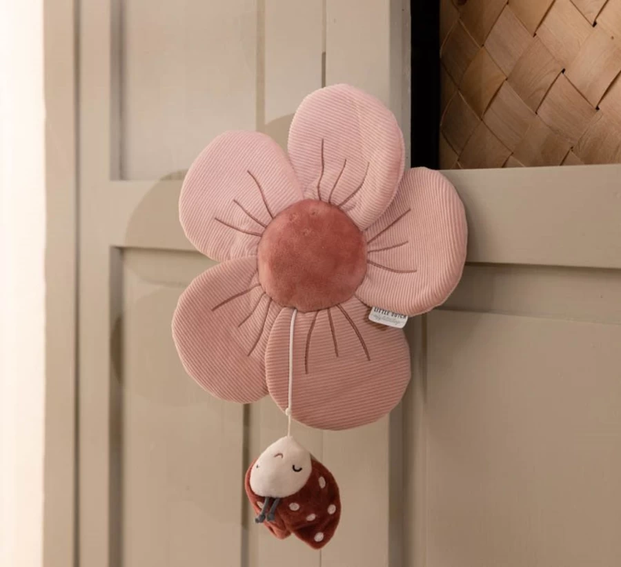 Little Dutch Musical Flower Box - Wooden Music Box for Kids with Classic Melodies