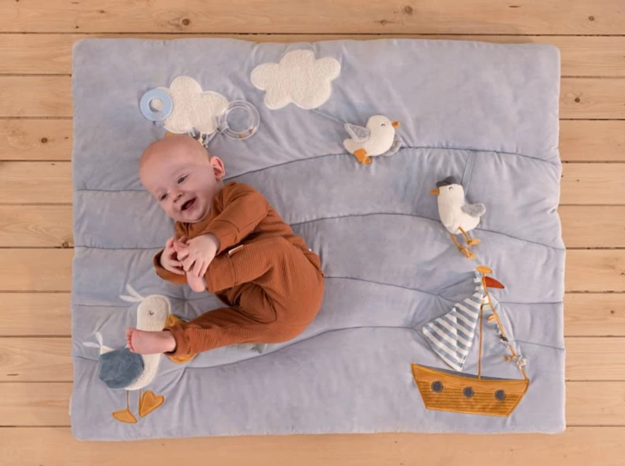 Little Dutch Sailors Bay Play Mat - Premium Baby Playmat for Safe & Fun Floor Time