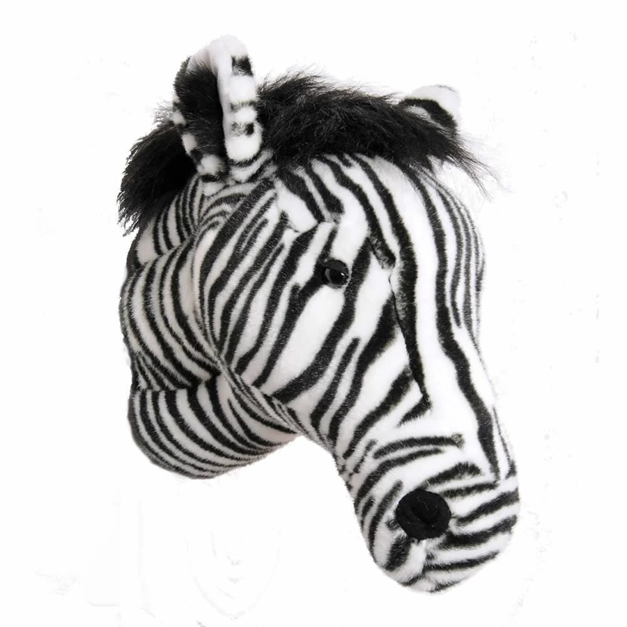 Wild & Soft Zebra Wall Trophy - Daniel Themed Animal Decor