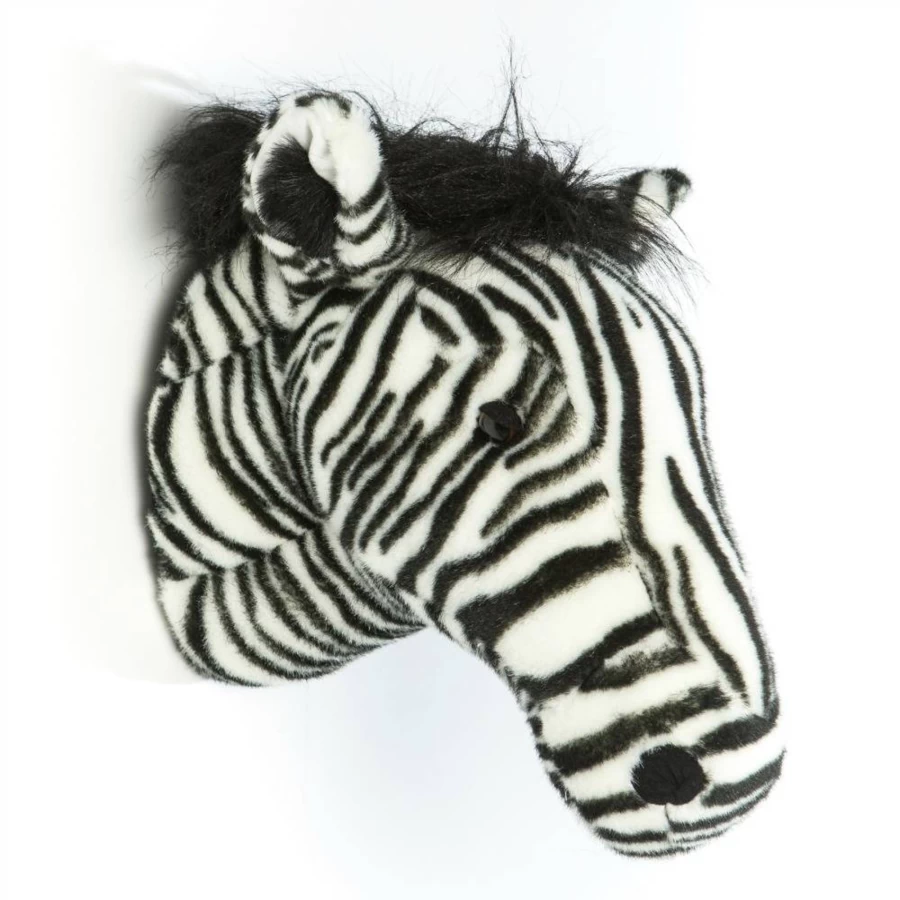 Wild & Soft Zebra Wall Trophy - Daniel Themed Animal Decor