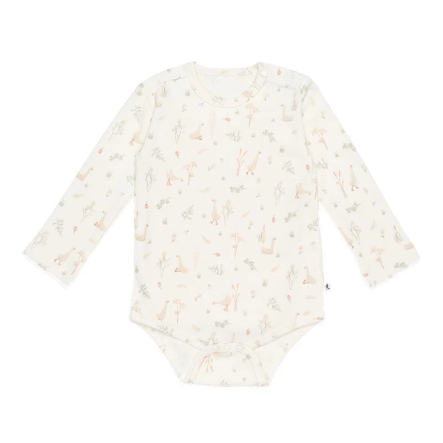 Little Dutch Olive Long Sleeve Romper for Child - Size 74/80