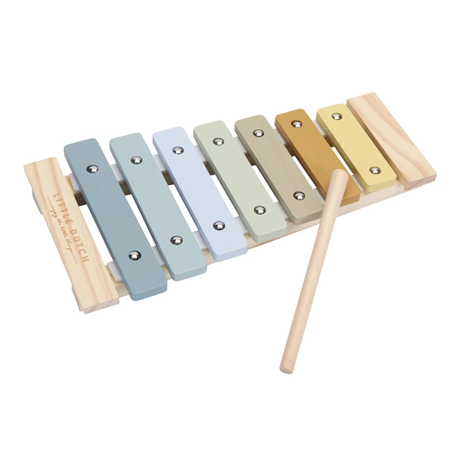 Little Dutch Wooden Xylophone - Premium Handcrafted Musical Toy for Kids