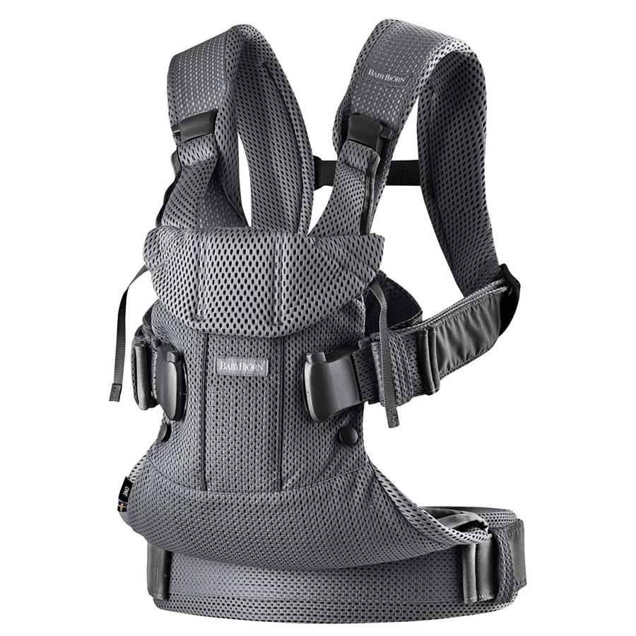 BabyBjörn Baby Carrier One Air - Breathable 3D Mesh Infant Carrier for Ergonomic Baby Wearing, Lightweight & Adjustable